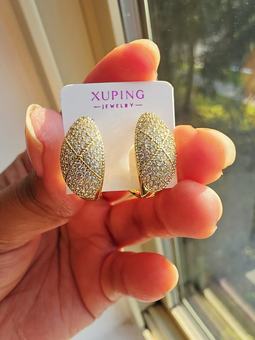 Hermosas Argollas Para Dama Oro Laminado 14k